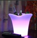 Flaschenkühler mit LED Farbwechsel für 4 Flaschen